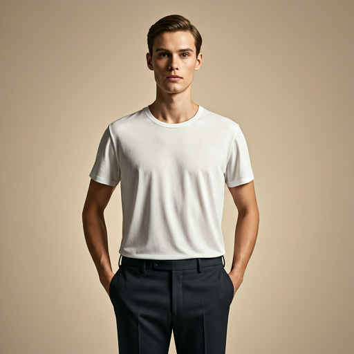 SCULPTED COTTON TEE